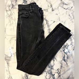 Hollister Men’s Extreme Skinny Distressed Jeans - Faded Black Wash - 30x32